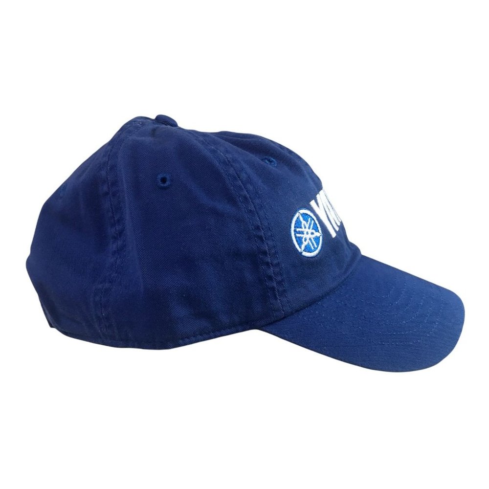 Yamaha Motorsports Logo Baseball Ball Cap Hat Blue Adjustable Adult OSFM New - Picture 3 of 8